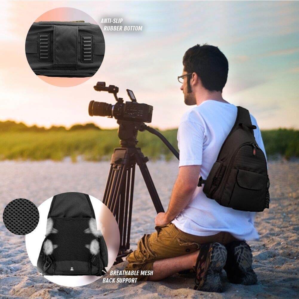DSLR Camera Bag Waterproof Camera Sling Backpack