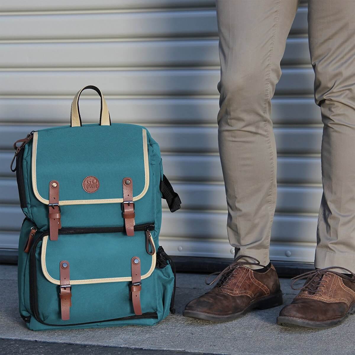 GOgroove Full-Size DSLR Camera Backpack