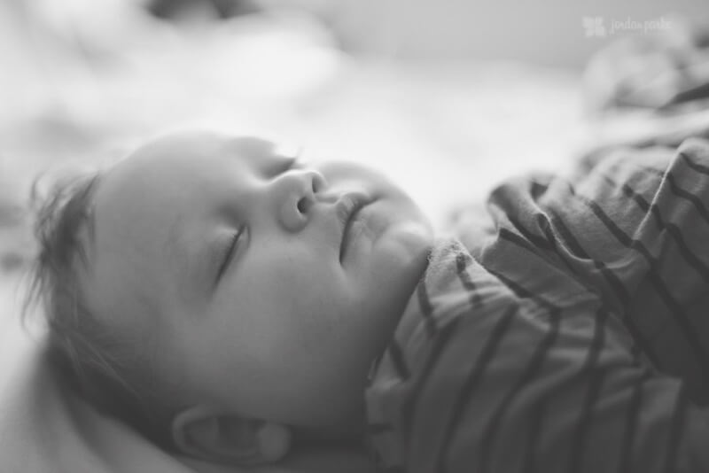 jordan parks sleeping baby