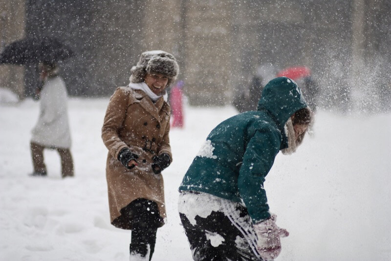 ciocci - smiling in the snow