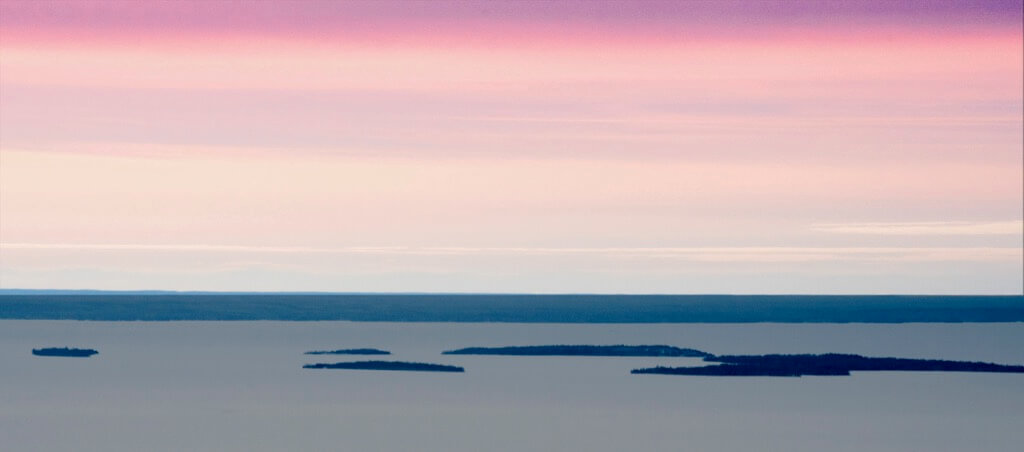 Ron Miller/ Al Orlando - Sunset on Lake Nipissing